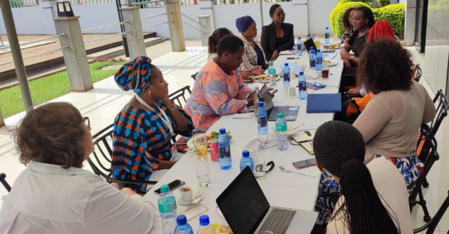 African women gathering during the 2022 Africa Internet Governance Forum. Photo: Josephine Miliza